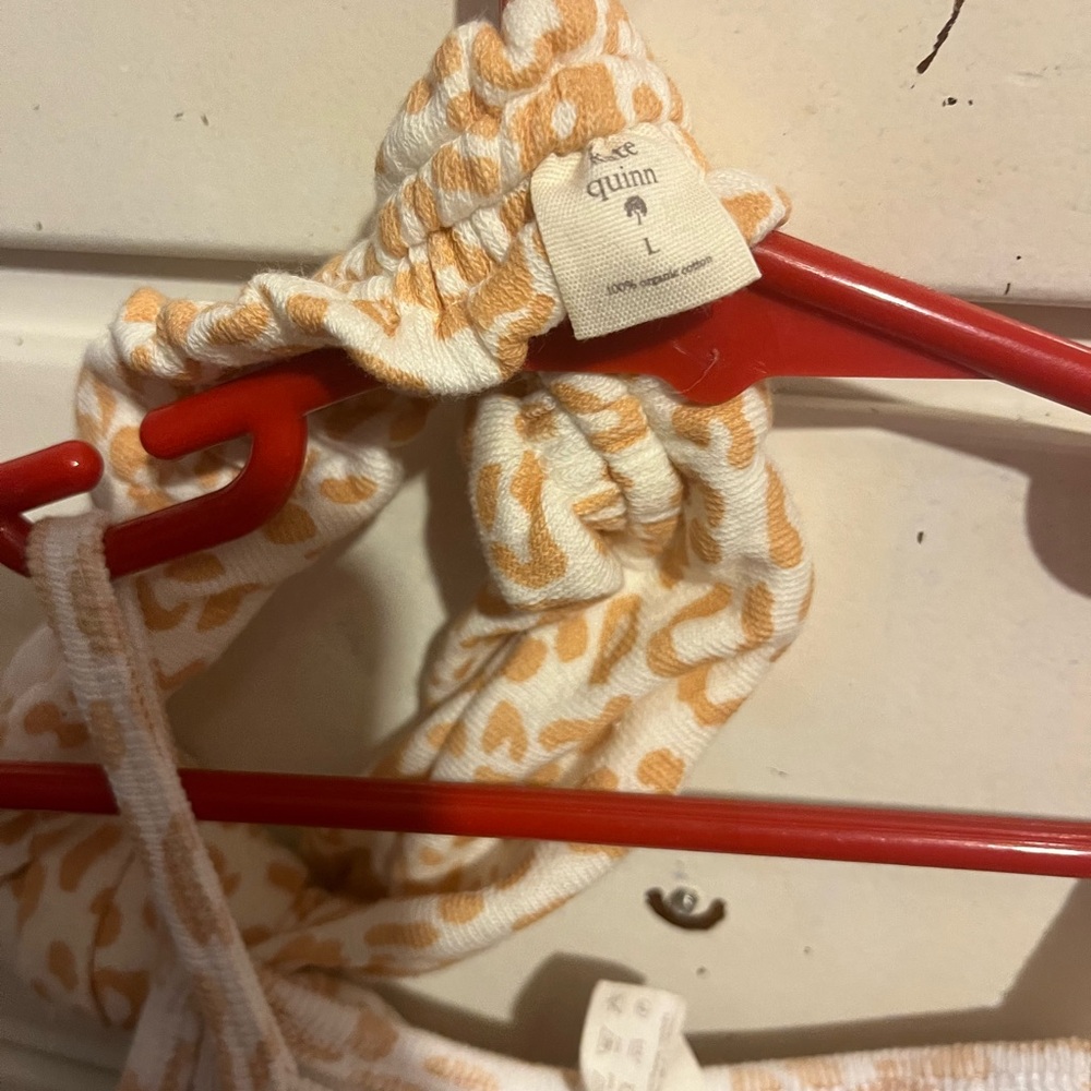 Kate Quinn 4t Cheetah Print Dress and Matching L Bow - Picture 3 of 4